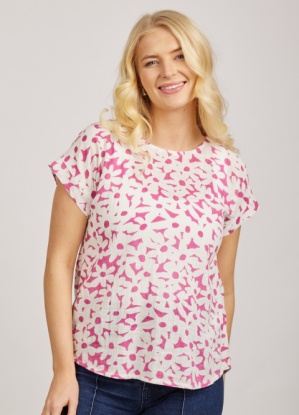 Mudflower 100% Cotton Floral Top